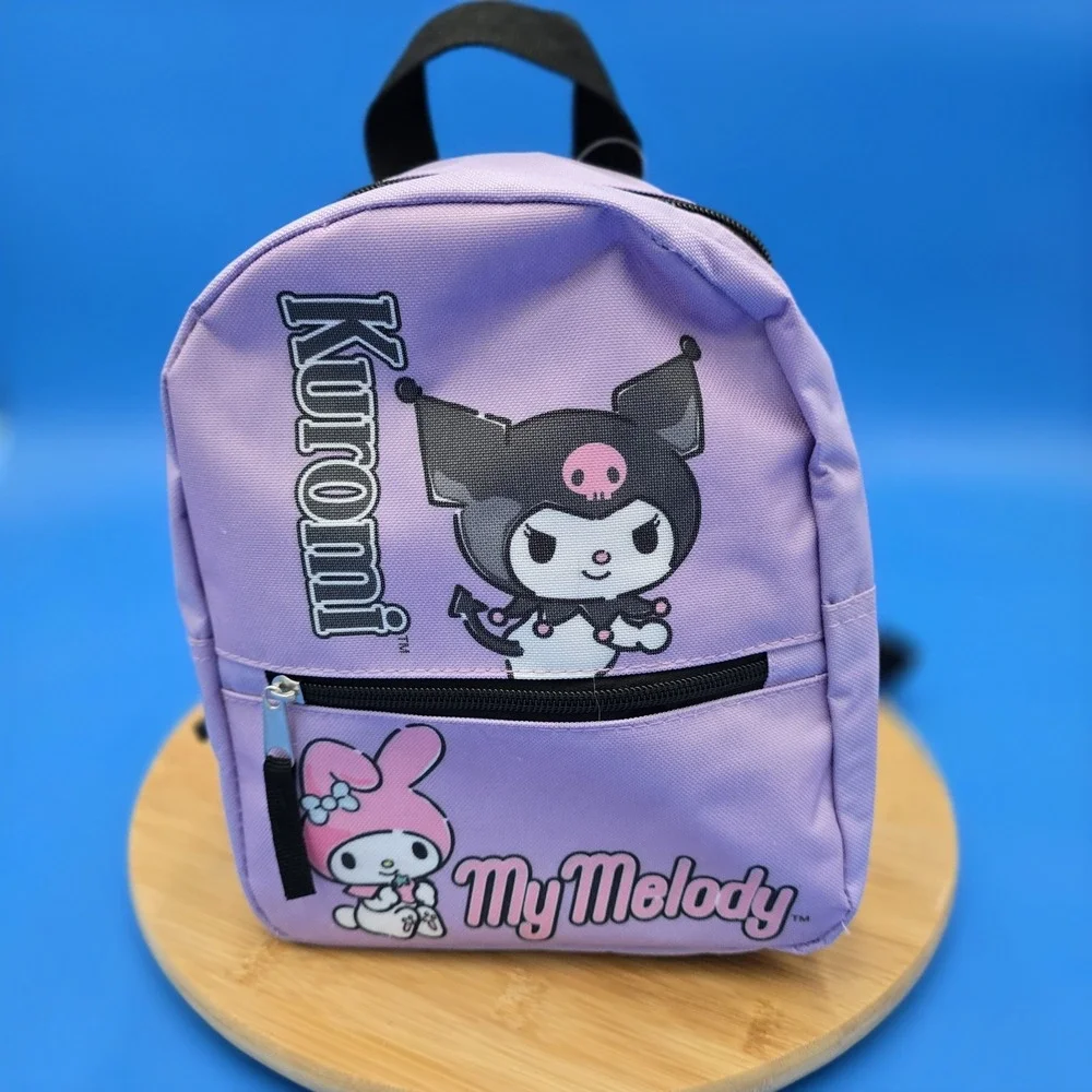 NWT NEW Hello Kitty and Friends  Kuromi My Melody MINI Backpack Nylon 10